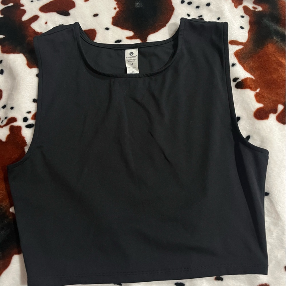 Velocity Black Tank Top